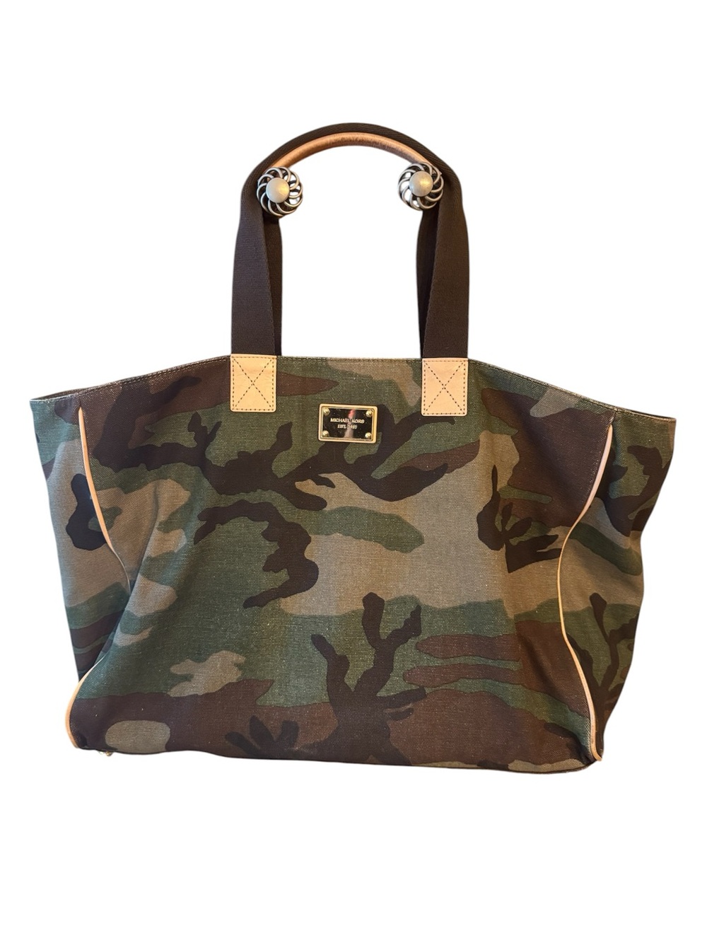Michael Kors Canvas Camo Tote